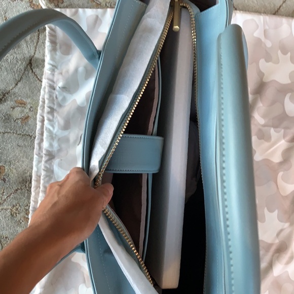 EUC DAGNE DOVER Leather Signature Tote - Picture 7 of 11